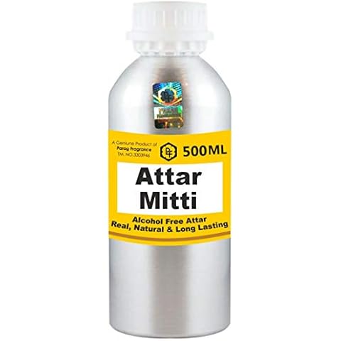 Parag Fragrances Mitti Attar 500ml Wholesale Pack Attar (Alcohol Free, Long Lasting Attar For Men - Women & Religious Use) Worlds Best Attar | Itra | Fragrance Oil | Scent Cover