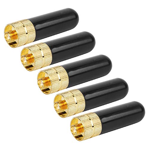 SODDISFA UN'ESIGENZA - Antenna SMA la frequenza centrale di trasmissione è 144/430 MHz e la frequenza centrale di ricezione è 150/300/450/800/900 MHz, il che significa che può coprire diverse bande di frequenza e adattarsi a frequenze diverse per soddisfare le vostre esigenze di comunicazione.