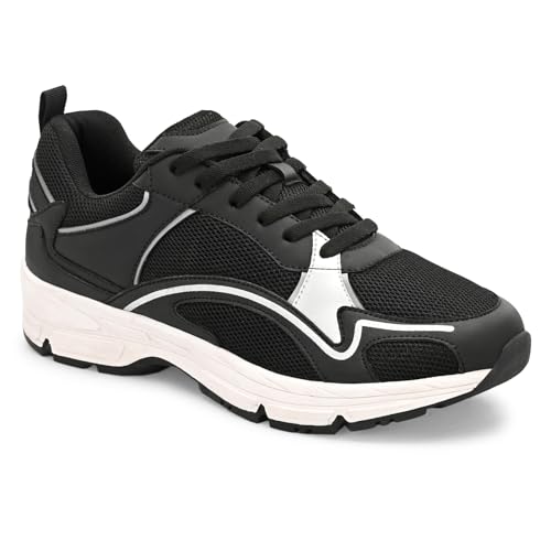Image of Cruiser Men's Sneakers | Cushioned Insole Comfortable Shoes | Trendy & Stylish Modern Sneakers | Durable TPR Sole Casual Walking Footwear (2673)