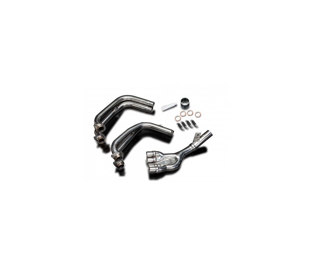 Compatible avec/Remplacement pour FZS 600 FAZER -98/03- COLLECTEUR ECHAPPEMENT INOX- DELK