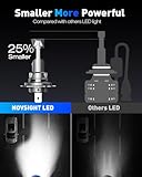 NOVSIGHT H7 LED Headlight Bulb - 27000LM 1:1 Size H7 Headlight Bulb, 600% 6500K Cool White Super Bright Conversion Kit, Plug and Play,IP68 Waterproof,Pack of 2 - Image 7