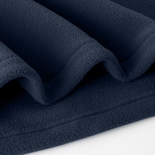 Pull manches longues couleur unie avec col montant zippé décontracté - 5