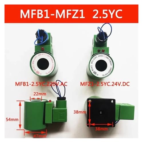 Électrovanne MFZ1 en cuivre DC24V évite panne de distributeur