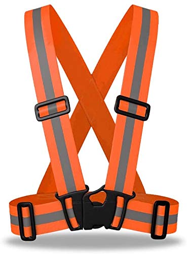JERN® Reflective Vest, Lightweight Safety Vest, Adjustable Reflective Running Vest with 360° high Visibility for Running, Cycling, Motorcycle (Orange) (B0917G4HTG) Amazon Price History, Amazon Price Tracker