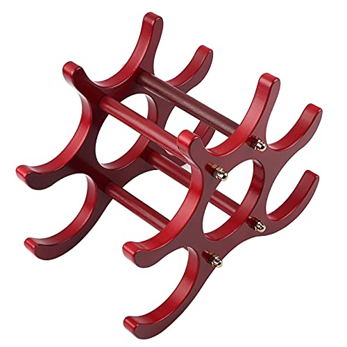 Soporte de vino de madera para 6 botellas Fydun miniatura 5