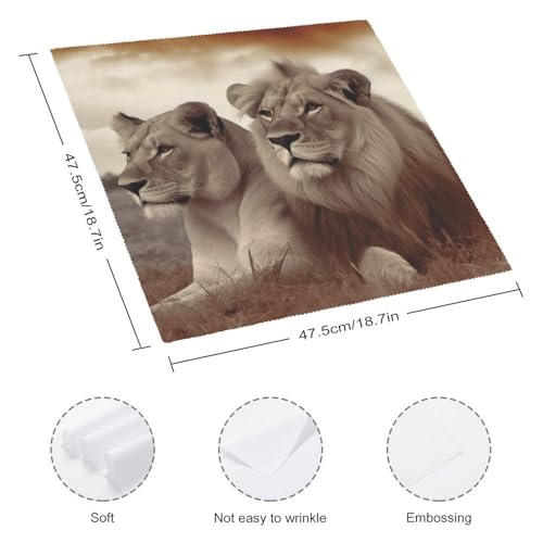 Servilletas de Tela Cuadradas Floral 47.5x47.5 cm Pack 4 miniatura 2