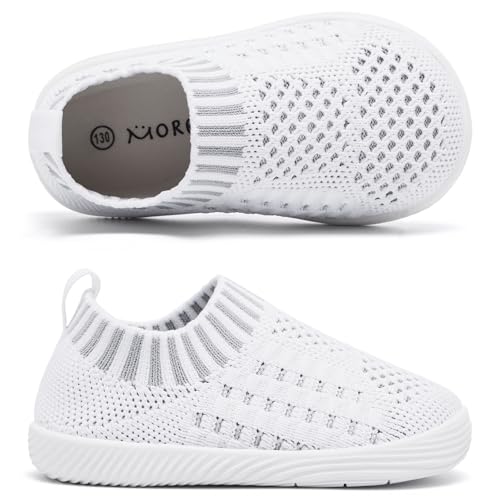 Image of MORENDL Baby Toddler Walking Socks Non-Slip Breathable Unisex Casual Sneakers