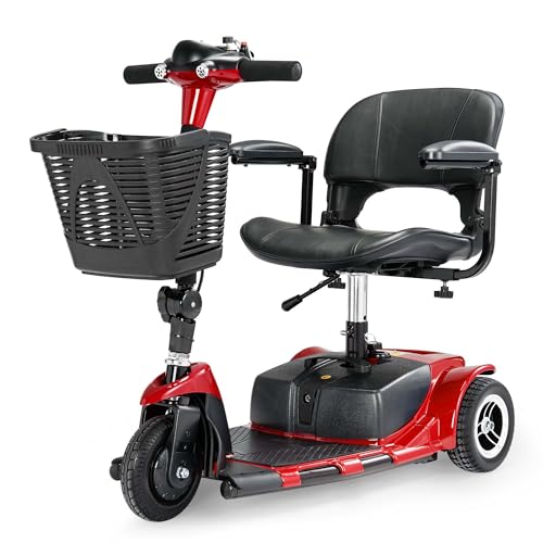 3 Wheel Mobility Scooters for Adults, Electric Powered Mobile Whe...