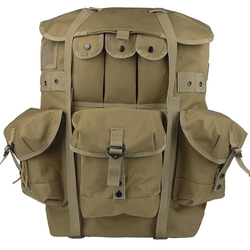 Sac à dos tactique à armature pour musculation et rucking de grande capacité