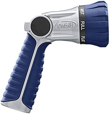 Orbit Max 26700 8-pattern Commercial Grade Zinc Rubber Coated Grip Rear-thumb Nozzle