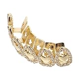 BESPORTBLE 歯の装飾 グリル 歯のグリル ヒップホップ風 中空デザイン 取り外し可能 製 コスプレ用