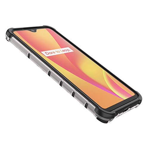 Image of Glasgow Back Case Cover Compatible with Realme C15 (Honeycomb Pattern) - Black