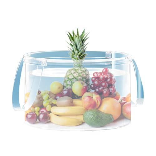 Lnhgh Faltbares Becken für Camping, tragbares Waschbecken, transparente Waschwanne, tragbar, platzsparend, multifunktionales Camping-Equipment, zum Einweichen von Babykleidung,