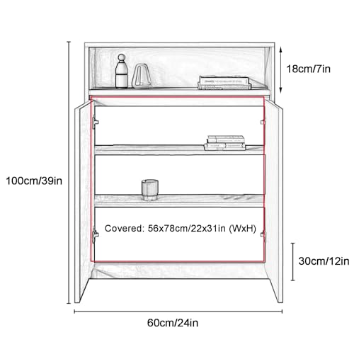Cubiertas de radiador grises para decoración funcional de dormitorios 3