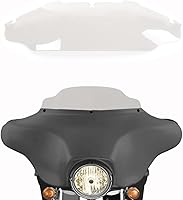 Vista 11 de WYNMOTO - Parabrisas ondulado negro de 8" compatible con 1996-2013 Harley Davidson Street Glide Electra Glide Ultra Classic Touring FLHT FLHTC FLHX