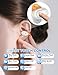 Clip On Open Ear Wireless Earbuds for iPhone 16 Pro Max 15 Plus Samsung S25 Ultra S24 S23, 2025 Sports Bluetooth Earphones HD Sound Comfortable for Small Ears Fitness Headphones for Gym Running Yoga