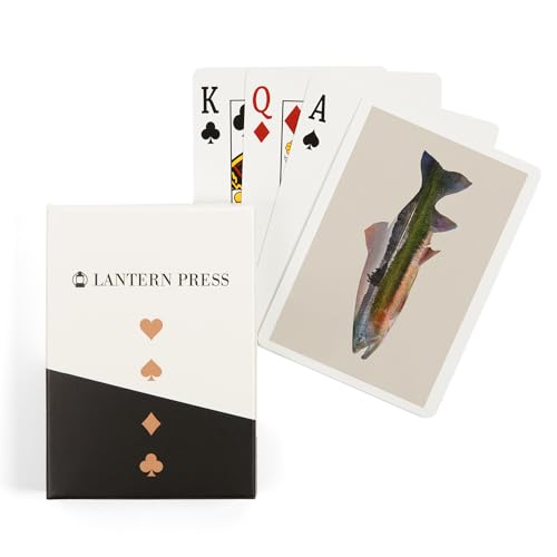 Lantern Press Trout, Double Exposure, 52 Naipes Poker