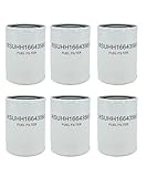 HERO Fuel Filter Spin-On Replaces HH16643560 6003119650 P502163 3339 Pack of 6