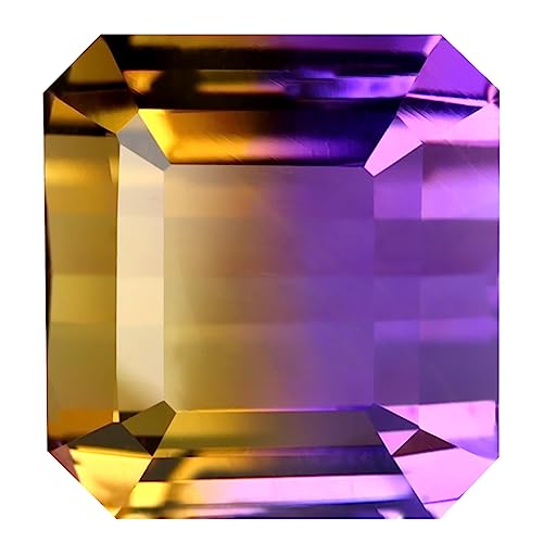 Amétrine naturelle du Brésil 13.59 ct de coupe octogone pour haute joaillerie