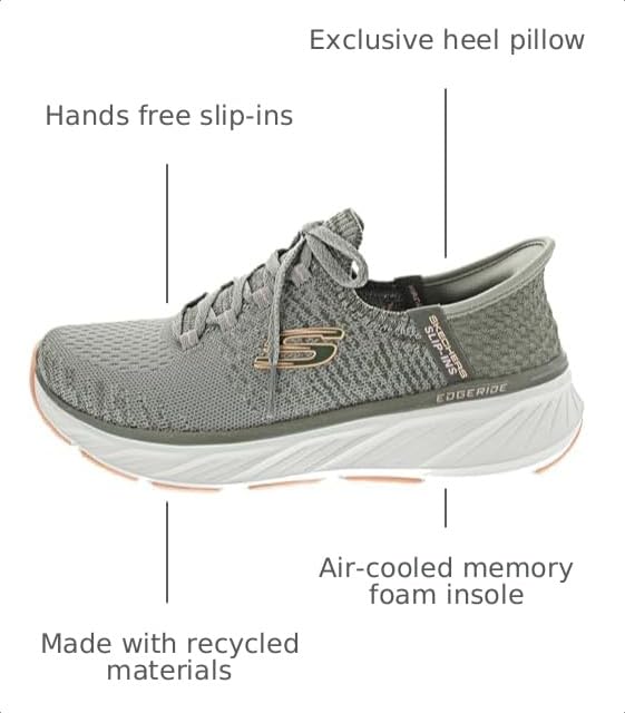 Image of Skechers Women's Hands Free Slip-ins Edgeride Sneakers | Casual Shoes