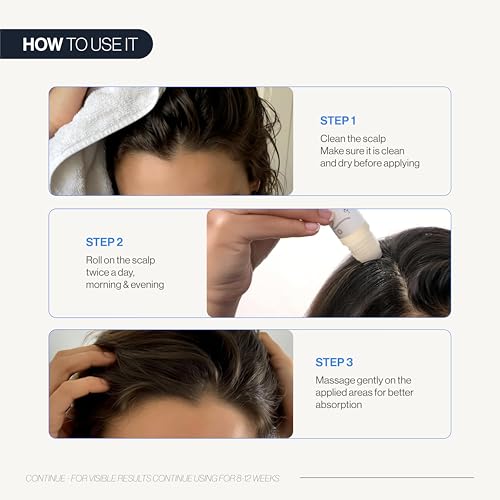 Be Bodywise Hair Growth Serum Roll-On – Saw Palmetto & Rosemary, 0.84 oz — view 5