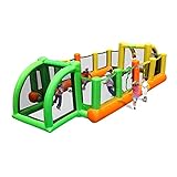 【Castillo hinchable feliz】 -Este castillo grande y vibrante le proporcionará a su hijo mucha relajación y fitness. Después de que su hijo y sus amigos hayan descansado o cenado, su hijo puede tener un día inolvidable y agradable en el jardín y al aire libre.