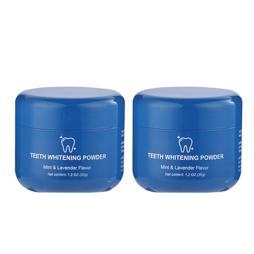 2PCS Teeth Whitening Powder, Whitening Powder Fresh Breath, No Sensitivity Stain Removal, Enhanced Whitening Effects (1)