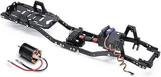 C31575BLACK Alloy 1/10 MCY10 Trail Off-Road Scale Crawler Chassis Frame w/2-Speed, 45T Motor