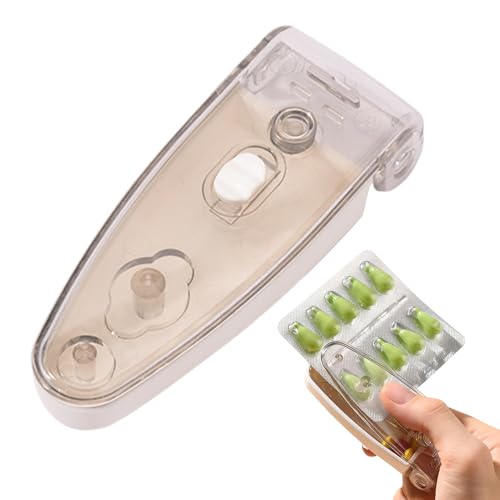 Extractor De Pastillas - Herramienta Portátil Higiénica | Dispositivo Seguro Para Personas Mayores O Con Debilidad Manual | Ideal Para Viajes, Casa, Farmacia Y Hospital
