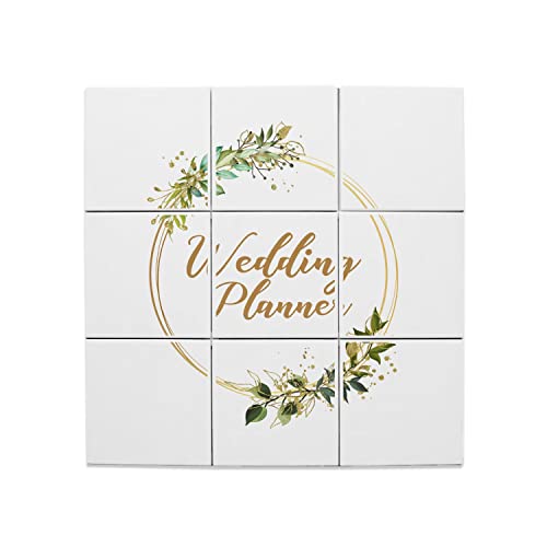 Carreaux Céramique Décoratif Fabulous Lot x9 15x15cm Motif Floral Mariage