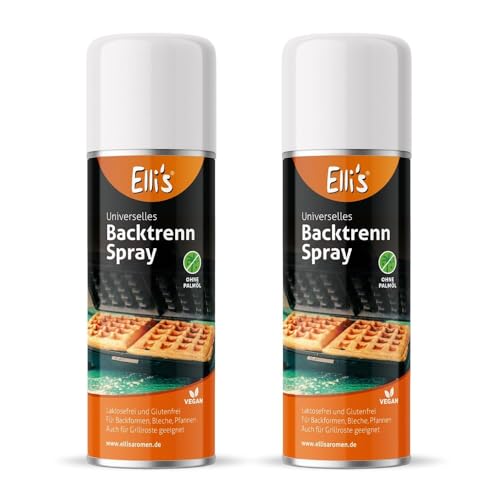 Backtrennspray | Pflanzliches Antihaft-Backspray zum Lösen von Teig & Gebäck | Vegan, ohne Palmöl | Ideal für Backformen, Pfannen & mehr | 200 ml (2 Dosen)