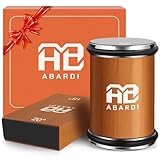 Abardi Rolling Knife Sharpener, Knife Sharpening with Diamonds Made Easy, Knife Sharpeners Kit with 15 & 20 Degree Magnetic Angle, Kitchen Gadgets Birthday Gifts for Men Dad Husband Fathers