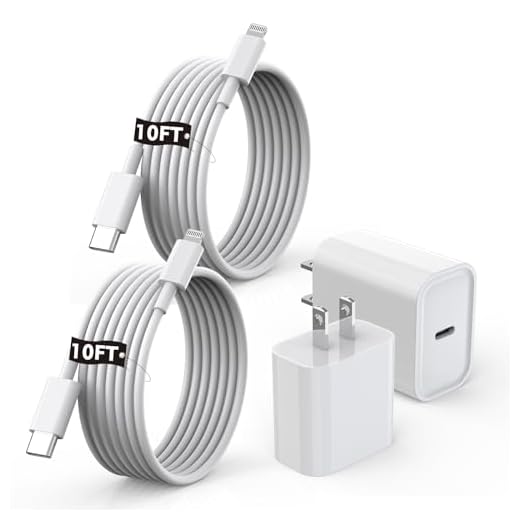 [Apple MFi Certified]10FT Fast iPhone Charger,Extra Long Apple Charger Fast Charging 2Pack USB C Charger Block Plug + 10Foot Lightning Cable Cord for iPhone 14/Pro/Pro Max/Plus/13/12/11/XS/XR/X/SE2022