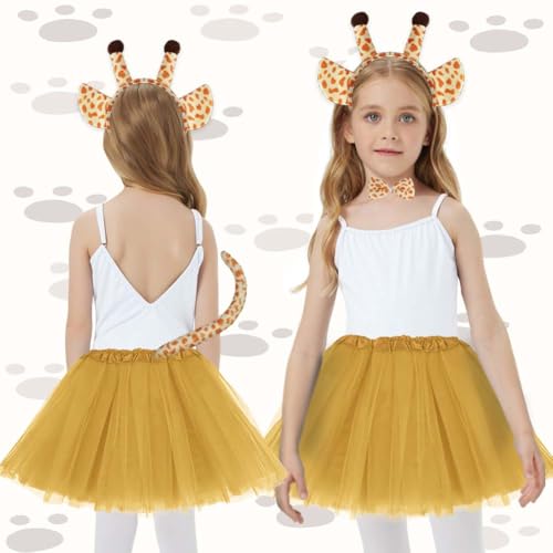 ACWOO Giraffe Costume for Kids 5 PCS Animal Costume Set including Accessories - Image 4