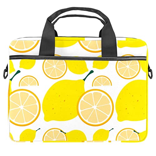 Sacoche ordinateur portable ultra légère motif lama jaune citron dimensions 28x36.8 cm