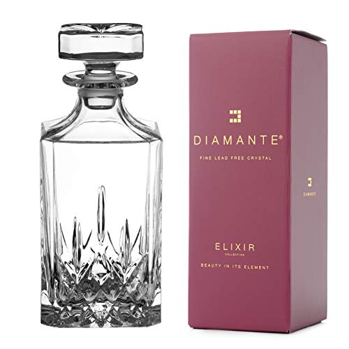 DIAMANTE Dorchester Whisky Decanter 750ml