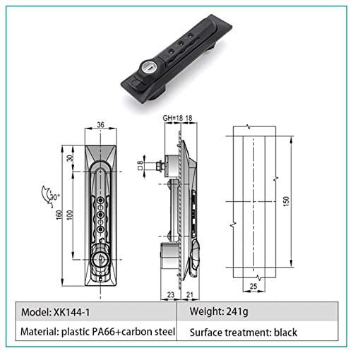 Serrure de commande à code KmoNo pour armoire de communication sûre - 3