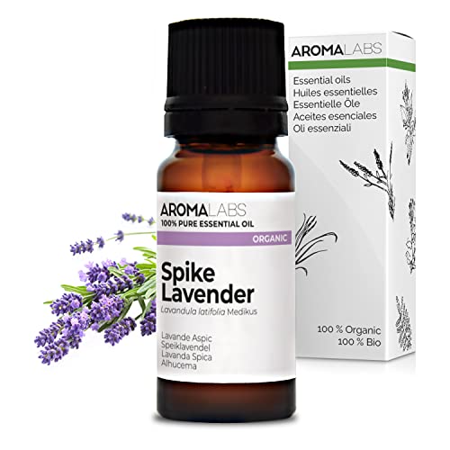 Lavanda Aspic BIO (Lavandula latifolia) - 10 mL - Olio Essenziale Chemiotipizzato e Certificato AB - Aroma Labs - Made in France