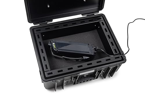 B&W International Akku Transportkoffer Battery.case P908.8 - Schwarz - für Lithium-Ionen-Batterien - 8 kg Zuladung