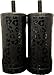 Brumate 12 oz. Straw Tumbler 2-Pack, Onyx Leopard (Black on Black)