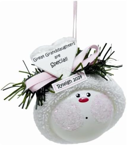Miniatura 5 de Great Granddaughters are Special Custom Custom Christmas Tree Ornament