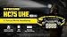 Nitecore HC75 UHE + 2X Extra NL2153HP HC75 UHE Rechargeable E-Focus Spotlight Floodlight Headlamp 192m Beam -3000 Lumens (Upgrade of HC68) w/ 2X Extra Battery and Eco Sensa USB-C Charging Cable