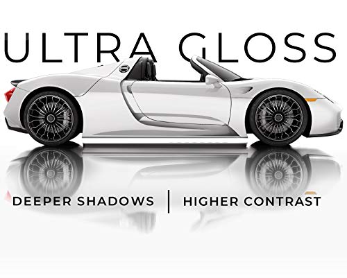 VViViD+ Ultra Gloss Premium Vinyl Car Wrap Film (3ft x 5ft, Gloss White) by VViViD - Image 2