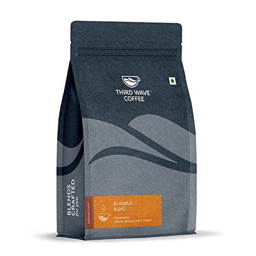 Image of Third Wave Coffee The El Diablo Blend 100% Arabica Coffee, Medium Dark Roast, 250gm (Whole Bean)