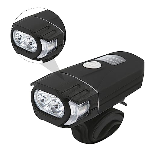 SUPVOX 1pc Bike Headlight Flashlight Front Light Rechargeable Led Aluminum Waterproof for Cycling Camping Hiking
