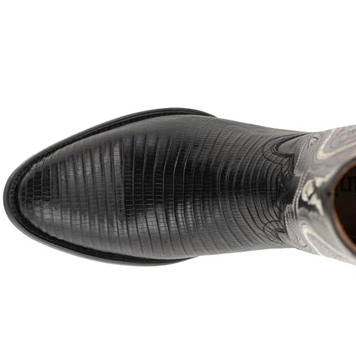 Ferrini Men's Taylor Teju Lizard Round Toe Leather Heeled Western Boots4