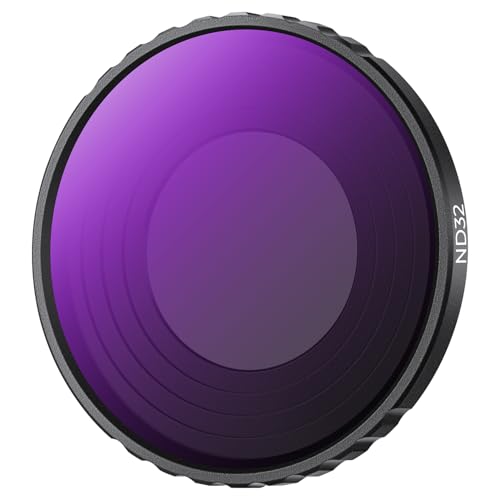 K&F Concept Filtre ND32 ND Densité Compatible avec DJI 0smo Action 4/0smo Action 5 Pro