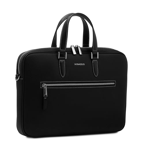 Image of Miraggio Aero Laptop Messenger Bag | up to 15''| Adjustable Strap & Zipper Closure | Laptop Crossbody Bag | Multiple Organisers | Office Bag for Men & Women