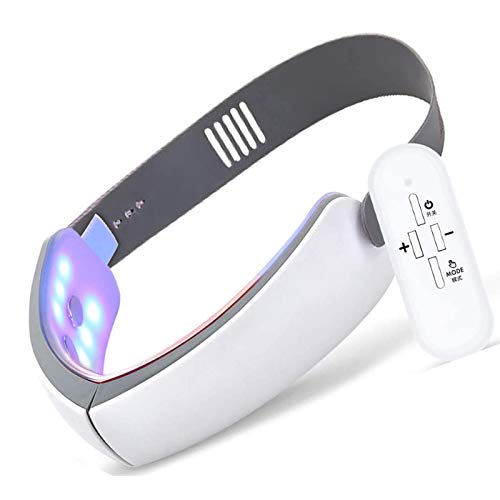 KHXJYC Vibration Face-Lifting-GeräT, Chin V-Line Up Lifting Belt Maschine Rot Und Blau Led Photon Therapie Facial Lifting-GeräT,Weiß Cover