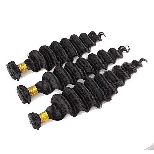Ugeat 300 Gramos Deep Wave del Pelo Tejido Virgen Para Todo el Cabello 3 Paquetes 26 Pulgadas Extensiones Pelo Humano Brazilian Sin Procesar